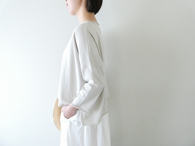 evam eva(エヴァムエヴァ) cotton wide pulloverの商品画像9