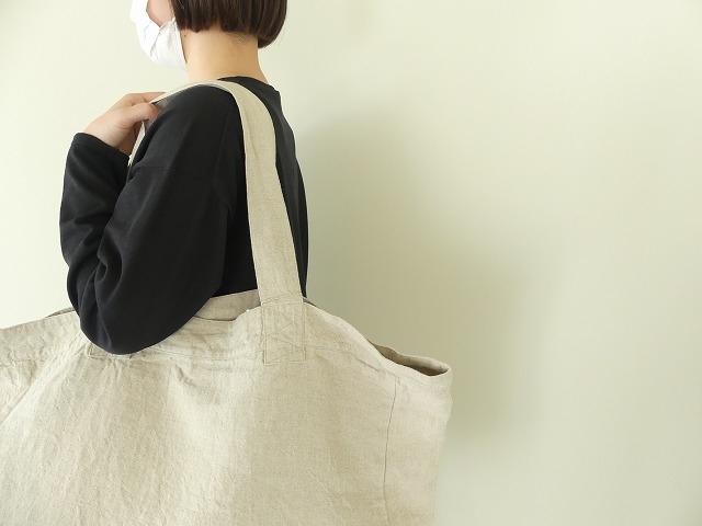 ichiAntiquite's(イチアンティークス) リネンBIGトートBAG(800930