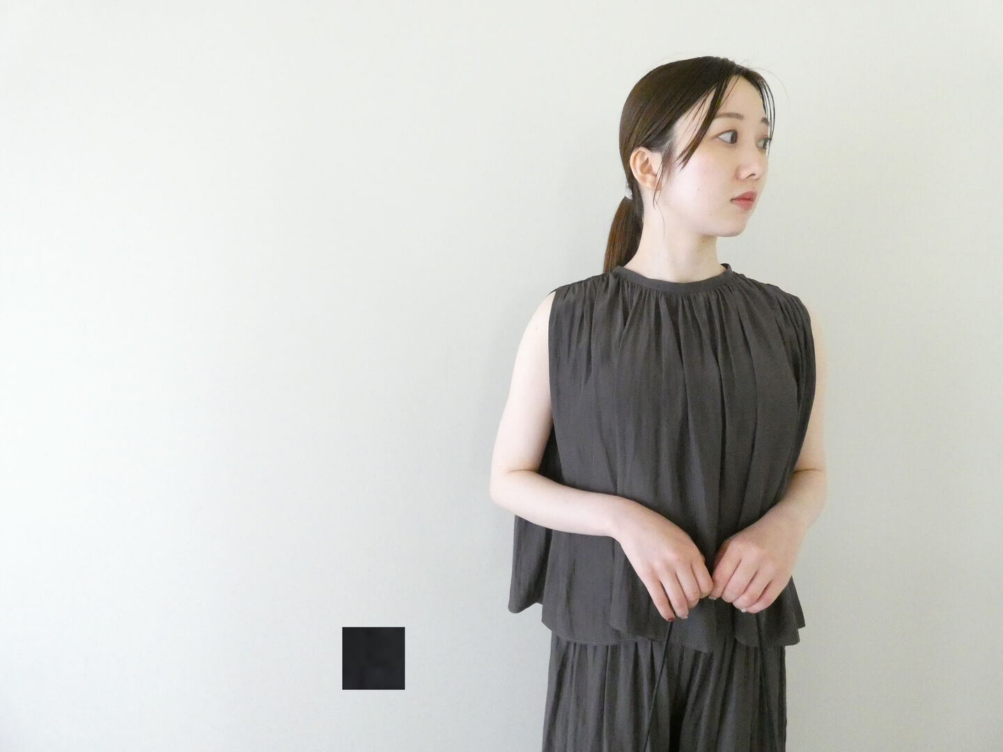 DONEEYU(ドニーユ) ヴィンテージデシンノースリーブブラウス(U2356) DONEEYU(ドニーユ) ヴィンテージデシンノースリーブブラウス(U2356)