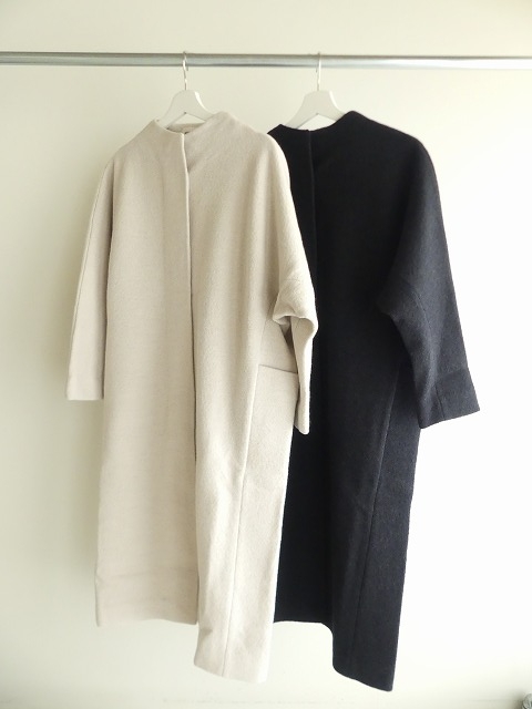 evam eva(エヴァムエヴァ) press wool long coat(E223K101) | SPACE MOO