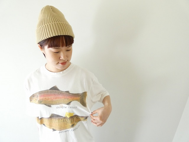 KAPITAL(キャピタル) 天竺クルーT トラウト2匹PECKISH RAINBOWYプリント(K2508SC003) KAPITAL(キャピタル) 天竺クルーT トラウト2匹PECKISH RAINBOWYプリント(K2508SC003)