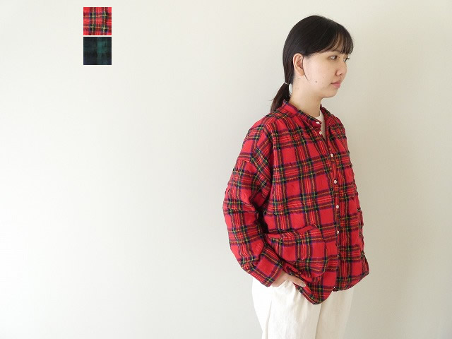 快晴堂(かいせいどう) タータンフォーエバー スタンド背タックシャツ(53S-27) 快晴堂(かいせいどう) タータンフォーエバー スタンド背タックシャツ(53S-27)