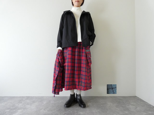 快晴堂(かいせいどう) Girl'sタータンチェック/リラクシンWorkアルピーノポケットスカート(53SK-107) 快晴堂(かいせいどう) Girl'sタータンチェック/リラクシンWorkアルピーノポケットスカート(53SK-107)