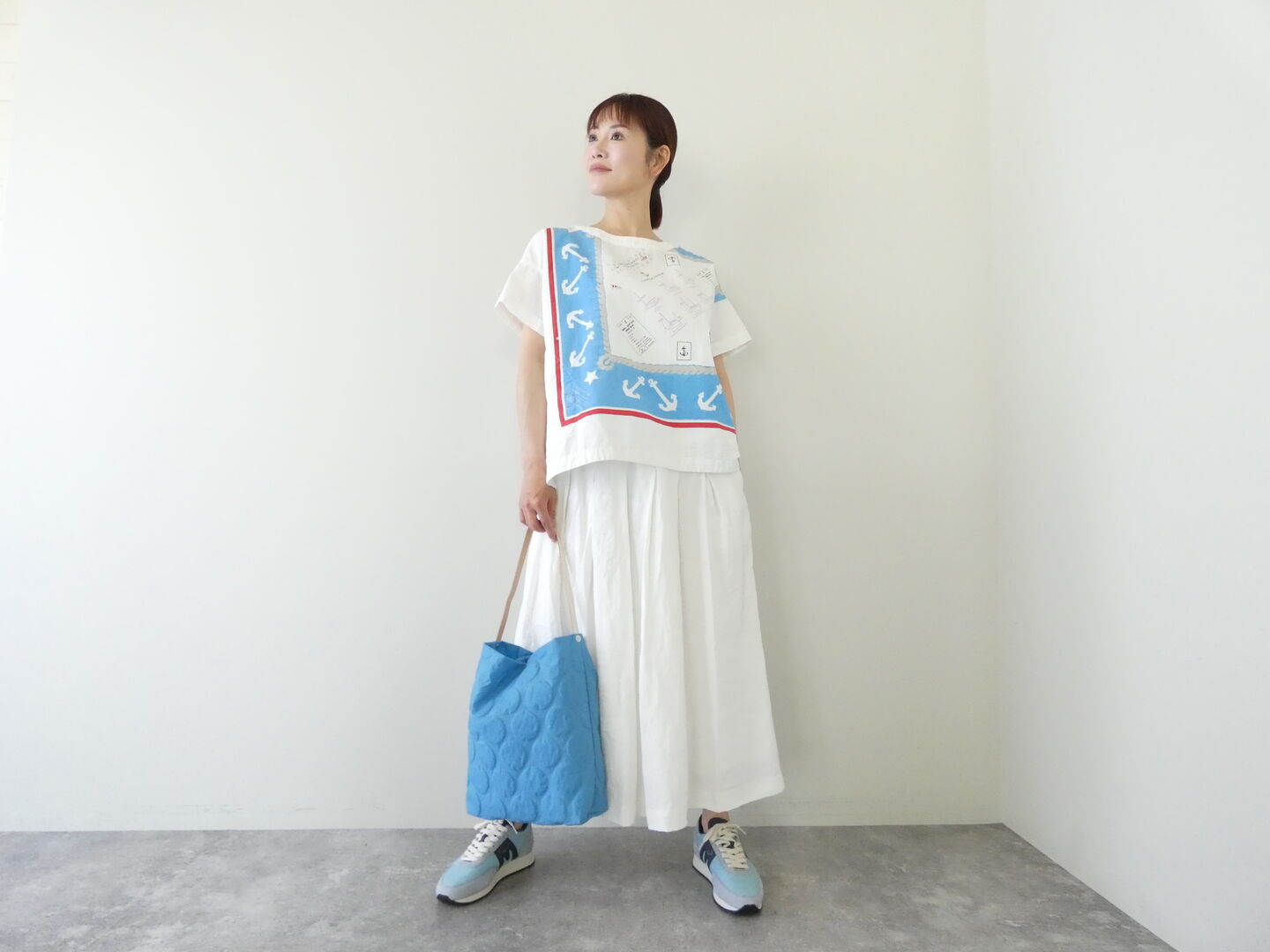 快晴堂(かいせいどう) Girl's カロハプリントCCBY柄 Wide Tシャツ(61S-41) 快晴堂(かいせいどう) Girl's カロハプリントCCBY柄 Wide Tシャツ(61S-41)