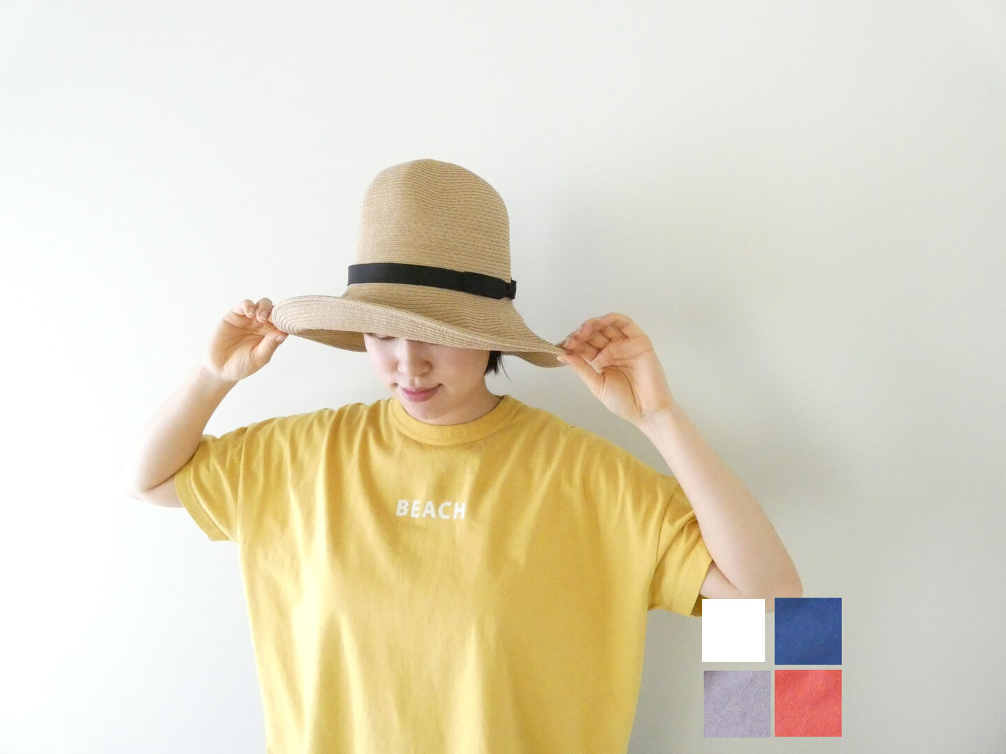 快晴堂(かいせいどう) 別注カラーあり 海上がりGIRL'S-Tシャツ WIDE FIT B柄「BEACH」(62C-106) 快晴堂(かいせいどう) 別注カラーあり 海上がりGIRL'S-Tシャツ WIDE FIT B柄「BEACH」(62C-106)