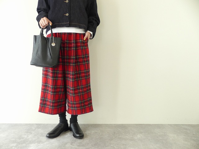 R&D.M(オールドマンズテーラー) WOOL TARTAN CHECK GUM PANTS(OLD6538