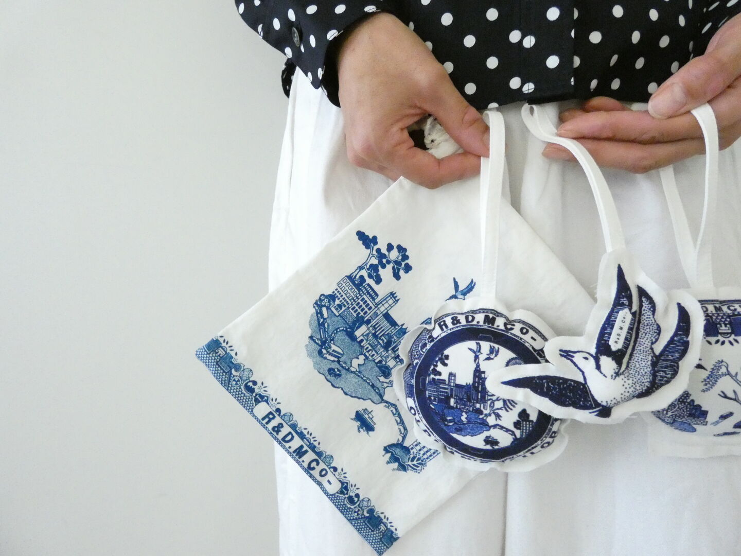 R&D.M.Co-(オールドマンズテーラー) BLUE WILLOW FABRIC CHARM(OLD8267) R&D.M.Co-(オールドマンズテーラー) BLUE WILLOW FABRIC CHARM(OLD8267)