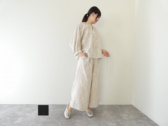 【ご予約】PK カットジャガードのワイドパンツ(HP2611011)※11月24日~12月8日までご予約受付 【ご予約】PK カットジャガードのワイドパンツ(HP2611011)※11月24日~12月8日までご予約受付