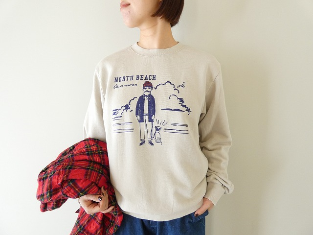 PK 北風にニット帽のおじさんスウェット(IT2531083) PK 北風にニット帽のおじさんスウェット(IT2531083)