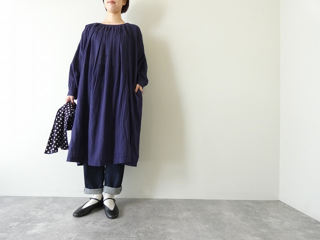 SOIL(ソイル) 60s COTTON TWILL PLAIN GATHERED SMOCK DRESS 60sコットンツイルプレーンギャザースモックドレス(NSL25603) SOIL(ソイル) 60s COTTON TWILL PLAIN GATHERED SMOCK DRESS 60sコットンツイルプレーンギャザースモックドレス(NSL25603)