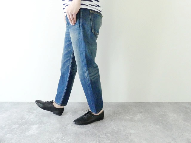 MidiUmi(ミディウミ) 4/5 length denim pants(2-71274)(2-71274D