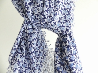 OLD BLUE GAUZE SHAWLの商品画像14