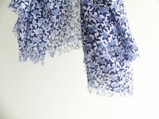 OLD BLUE GAUZE SHAWLの商品画像16