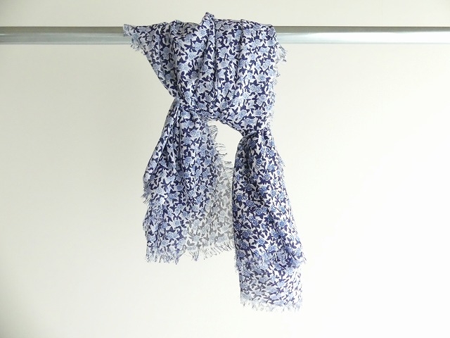 OLD BLUE GAUZE SHAWLの商品画像2