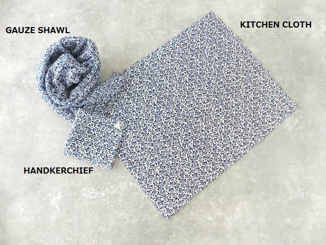 OLD BLUE GAUZE SHAWLの商品画像5