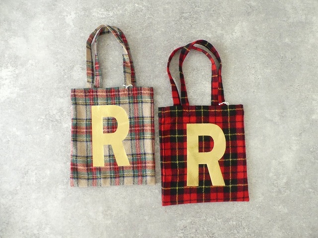 WOOL TARTAN CHECK TOTE BAGの商品画像1