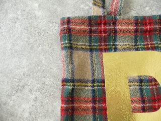 WOOL TARTAN CHECK TOTE BAGの商品画像15