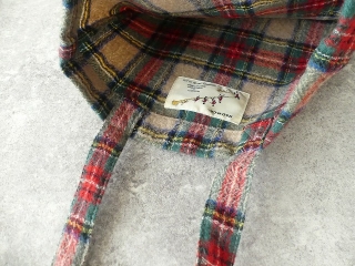 WOOL TARTAN CHECK TOTE BAGの商品画像17