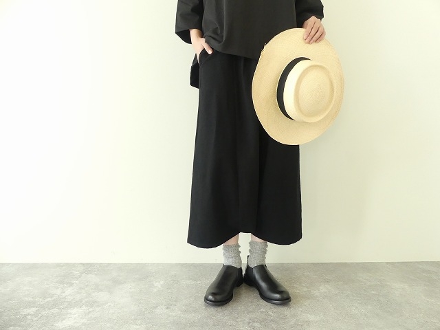 evam eva vie(エヴァムエヴァヴィー) flannel cotton wool sarrouel