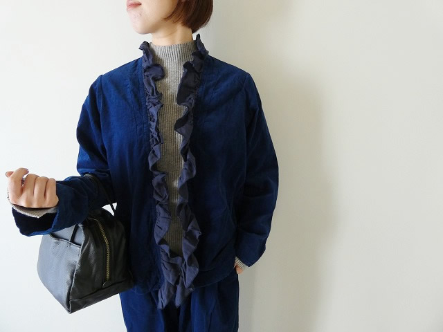 vb コーデュロイギャザーフリルジャケット(VBJ253420) vb コーデュロイギャザーフリルジャケット(VBJ253420)